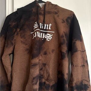 Saints and Sinner tie die hoodie
